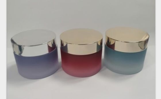 Glass Cosmetic Jar With Lids / Cosmetic Pots Cream Bottles / Cream Jar / Glass Cosmetic Packaging